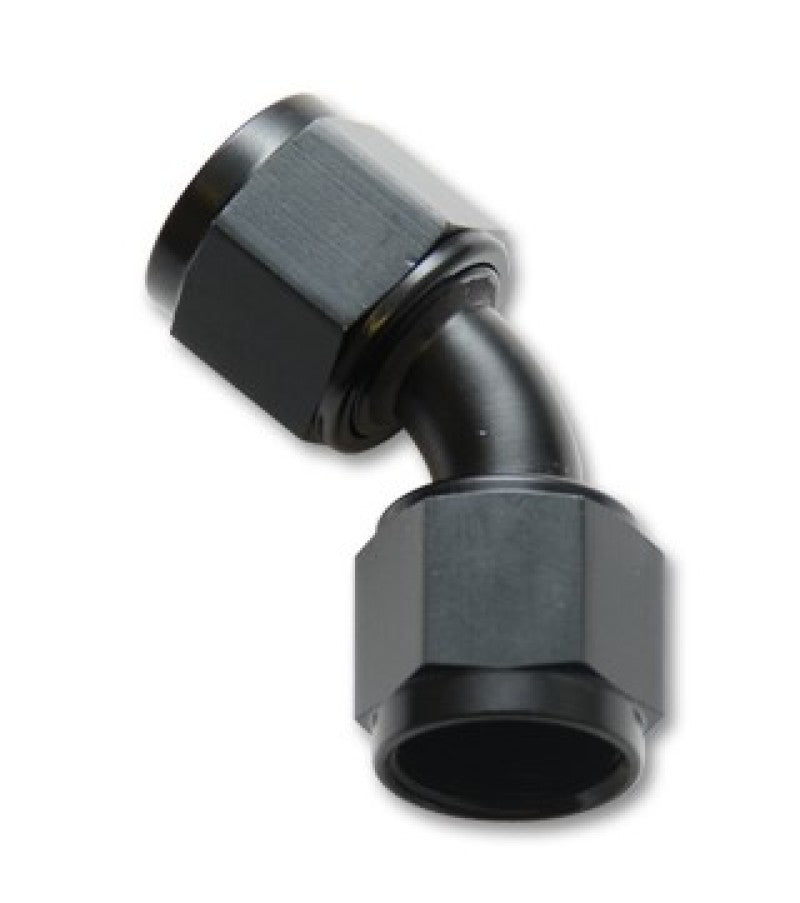 Vibrant 10717 - VIB10717 - Vibrant -20AN X -20AN Female Flare Swivel 45 Deg Fitting (AN To AN) -Anodized Black Only - Shipped in Europe - Tuningsupply.com
