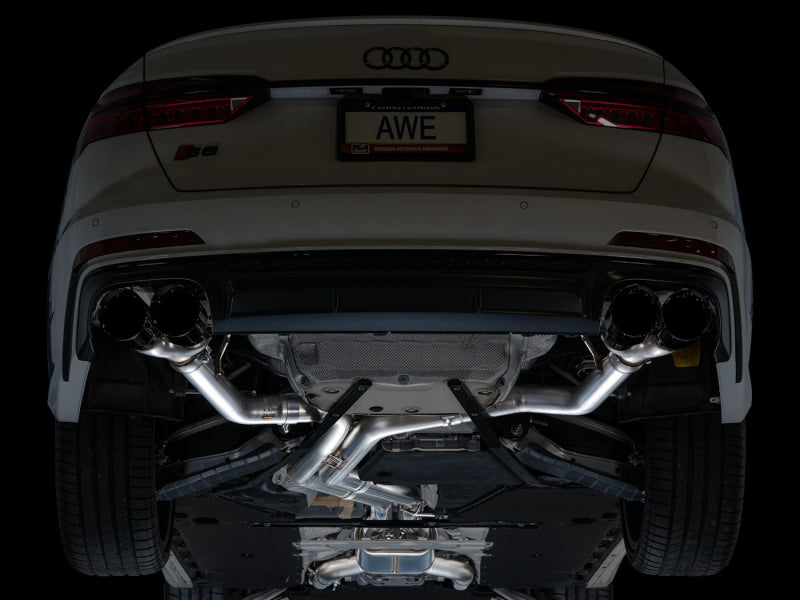 AWE Tuning 3020-43109 - AWE3020-43109 - AWE Tuning 19-23 Audi C8 S6/S7 2.9T V6 AWD Track Edition Exhaust - Diamond Black Tips - Shipped in Europe - Tuningsupply.com