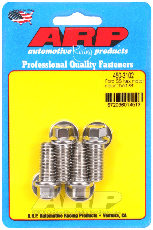 ARP 450-3102 - ARP450-3102 - ARP Ford SS Hex Motor Mount Bolt Kit - Shipped in Europe - Tuningsupply.com