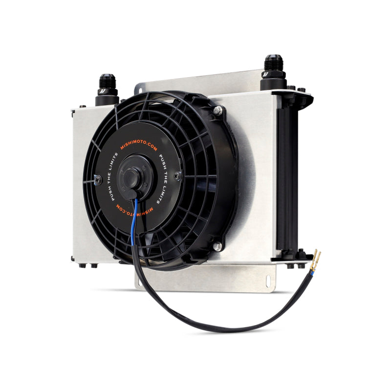 Mishimoto MMOC-25-K - MISMMOC-25-K - Mishimoto Universal Oil Cooler Kit 25-Row Cooler and 1x 8in Fan - Shipped in Europe - Tuningsupply.com