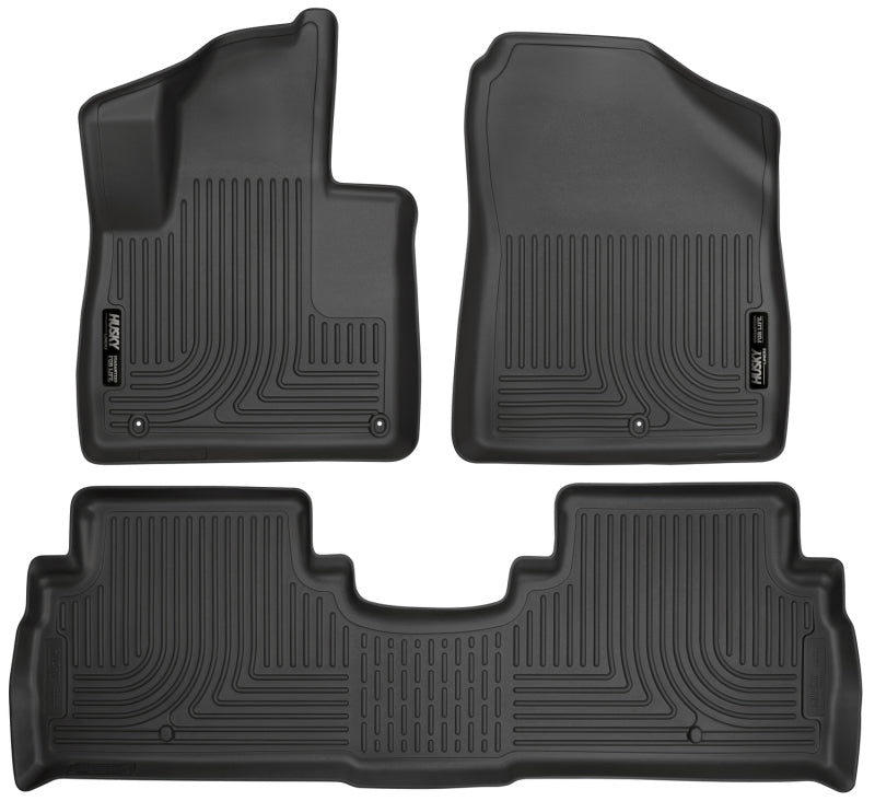 Husky Liners 98691 - HSL98691 - Husky Liners 2016 Kia Sorento WeatherBeater Combo Black Floor Liners - Shipped in Europe - Tuningsupply.com
