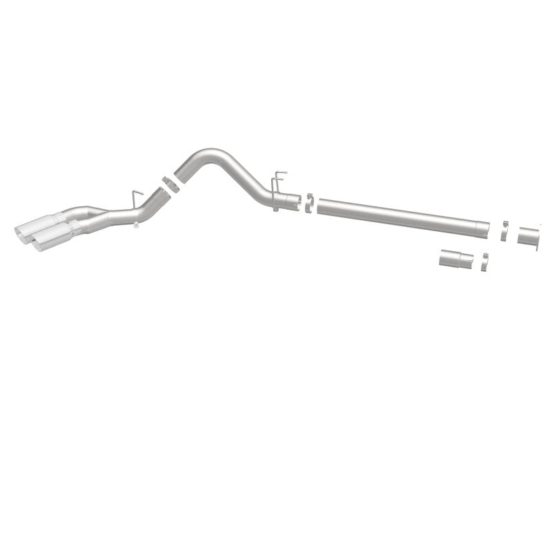 Magnaflow 17873 - MAG17873 - MagnaFlow 08-17 Ford F-250/F-350/F-450 4.6L/6.7 DPF-Back SS 4in Dual Single Passenger Side Rear Exit - Shipped in Europe - Tuningsupply.com