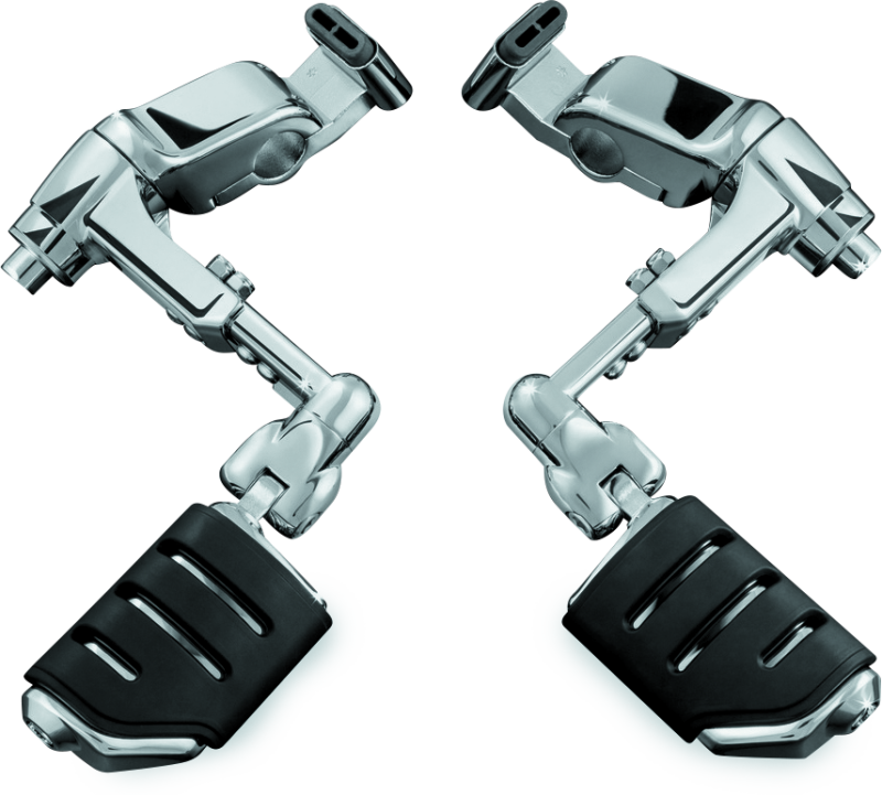 Kuryakyn 4081 - KUR4081 - Kuryakyn Ergo III Adjustable Mount With Trident Dually ISO Pegs Chrome - Shipped in Europe - Tuningsupply.com