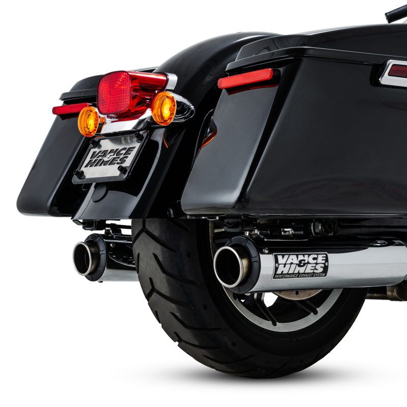 Vance and Hines 16721 - VAH16721 - Vance & Hines 17-24 Harley-Davidson Touring Supersport Slip-On - Chrome - Shipped in Europe - Tuningsupply.com