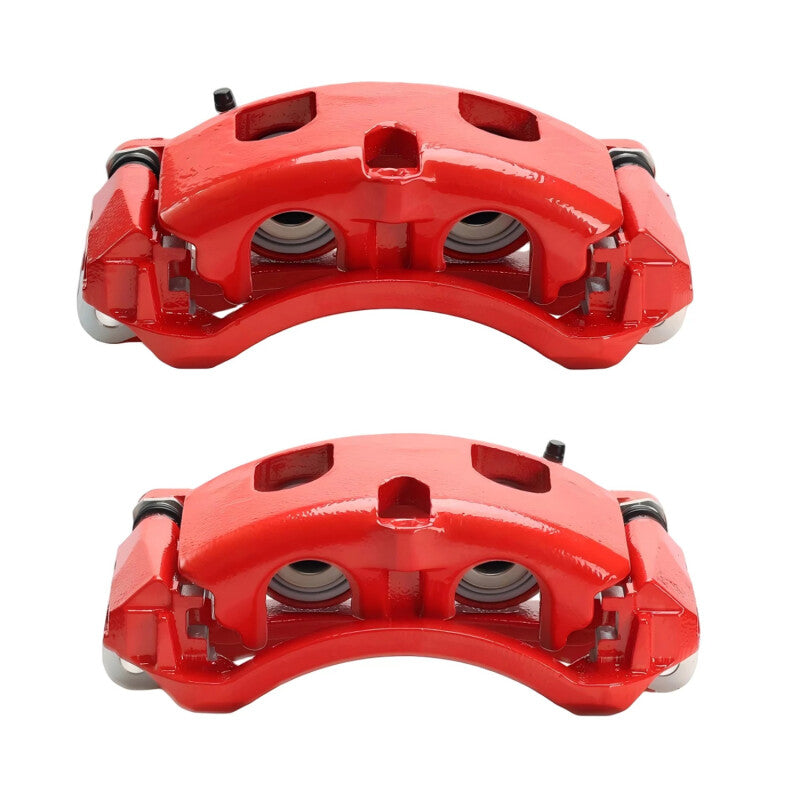 PowerStop S15258 - PSBS15258 - Power Stop 20-26 Chevrolet Silverado 2500 HD Rear Red Caliper w/Bracket (Pair) - Shipped in Europe - Tuningsupply.com