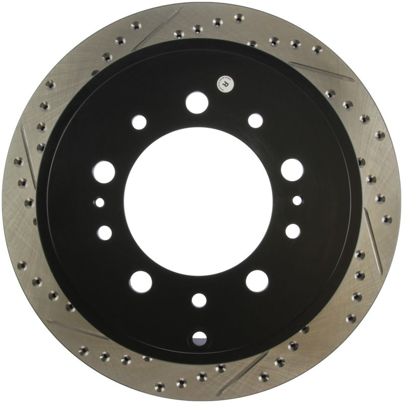 Stoptech 127.44157R - STO127.44157R - StopTech Slotted & Drilled Sport Brake Rotor - Shipped in Europe - Tuningsupply.com