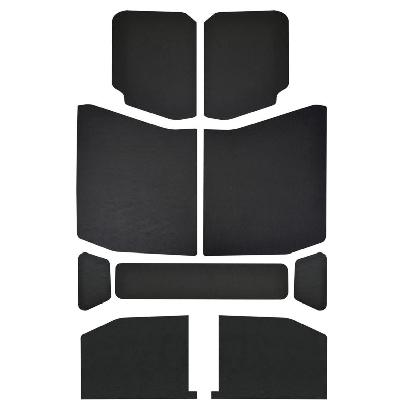 DEI 50168 - DEI50168 - DEI 18-23 Jeep Wrangler JL 4-Door Boom Mat Headliner - 9 Piece - Black - Shipped in Europe - Tuningsupply.com