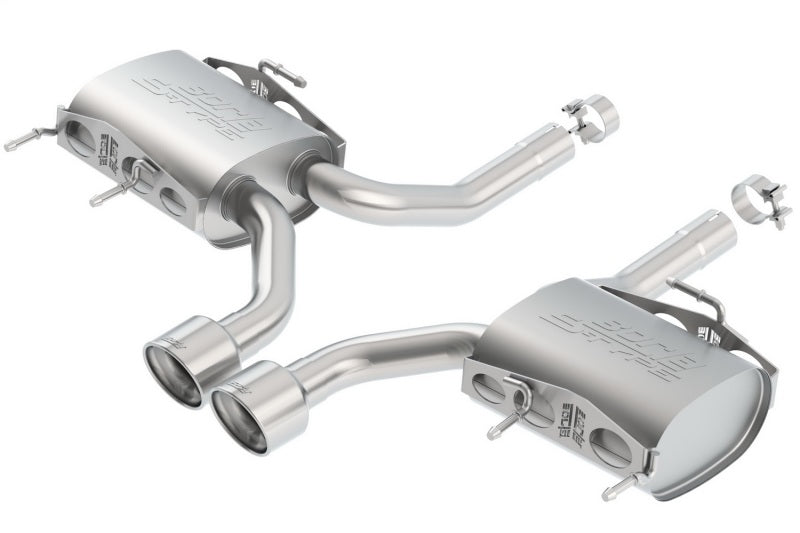 Borla 11823 - BOR11823 - Borla 11-15 Cadillac CTS V Coupe 6.2L 8 cyl SS, S Type Exhaust (rear section only) - Shipped in Europe - Tuningsupply.com