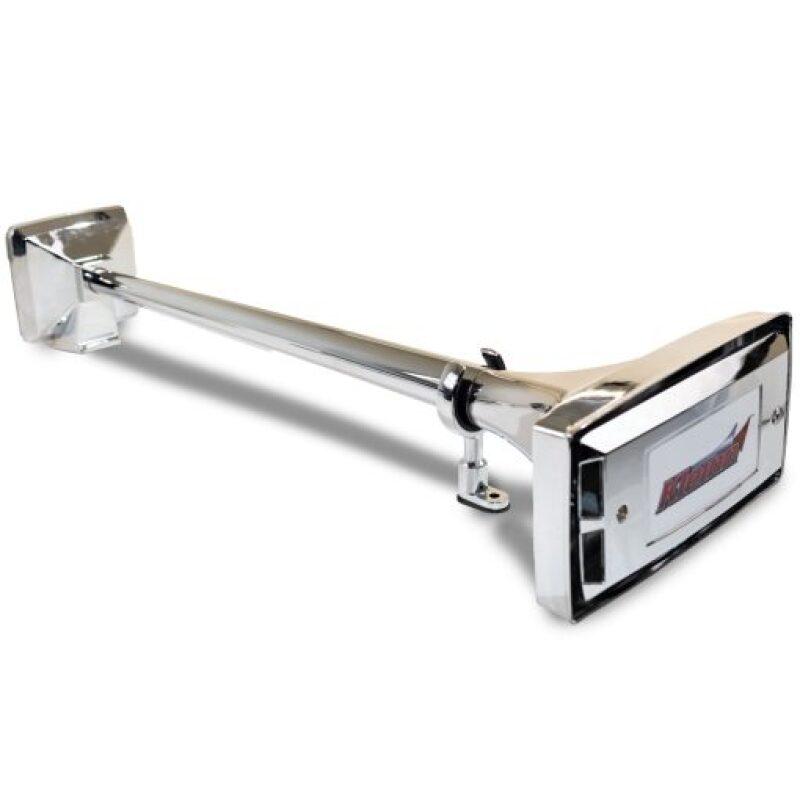 Kleinn Air Horns 412 - KLE412 - Kleinn Chrome Roof Mount Single Horn/ 22.75In - Chrome-Plated Spun Copper - Shipped in Europe - Tuningsupply.com