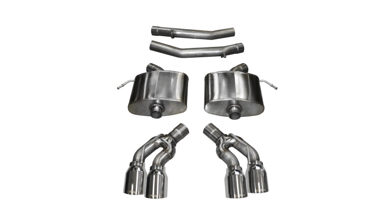 CORSA Performance 14358 - COR14358 - Corsa 2016-2019 Cadillac CTS V 6.2L V8 2.75in Polished Xtreme Axle-Back Exhaust - Shipped in Europe - Tuningsupply.com