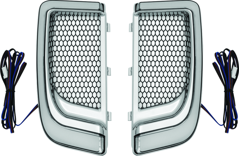 Kuryakyn 5063 - KUR5063 - Kuryakyn Tracer Lower Fairing Grill Chrome - Shipped in Europe - Tuningsupply.com