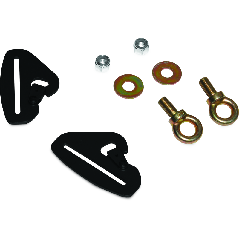 DragonFire Racing 521300 - DFR521300 - DragonFire Racing Quick-Release Snap Hook Harness Tab Kits - 3 in. - Shipped in Europe - Tuningsupply.com