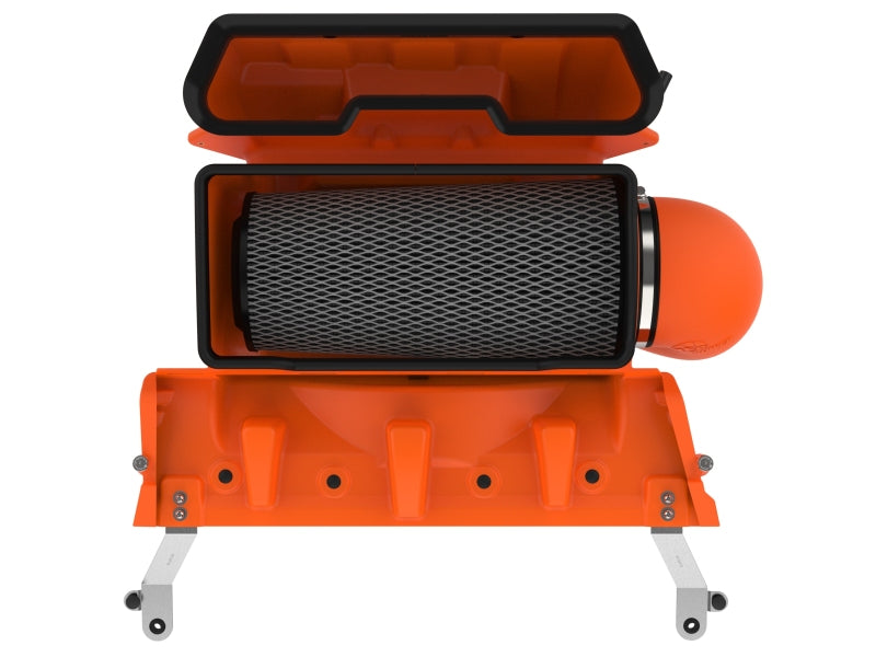 aFe 54-13072KN - AFE54-13072KN - aFe 21-23 RAM 1500 TRX V8-6.2L SC Magnum FORCE Stage2 Orange Edition Cold Air Intake System w/Pro 5R - Shipped in Europe - Tuningsupply.com