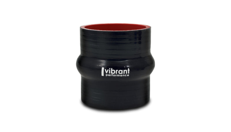Vibrant 19683 - VIB19683 - Vibrant Silicone Hump Hose Coupler 3.75in ID x 3.00in Long - Black - Shipped in Europe - Tuningsupply.com