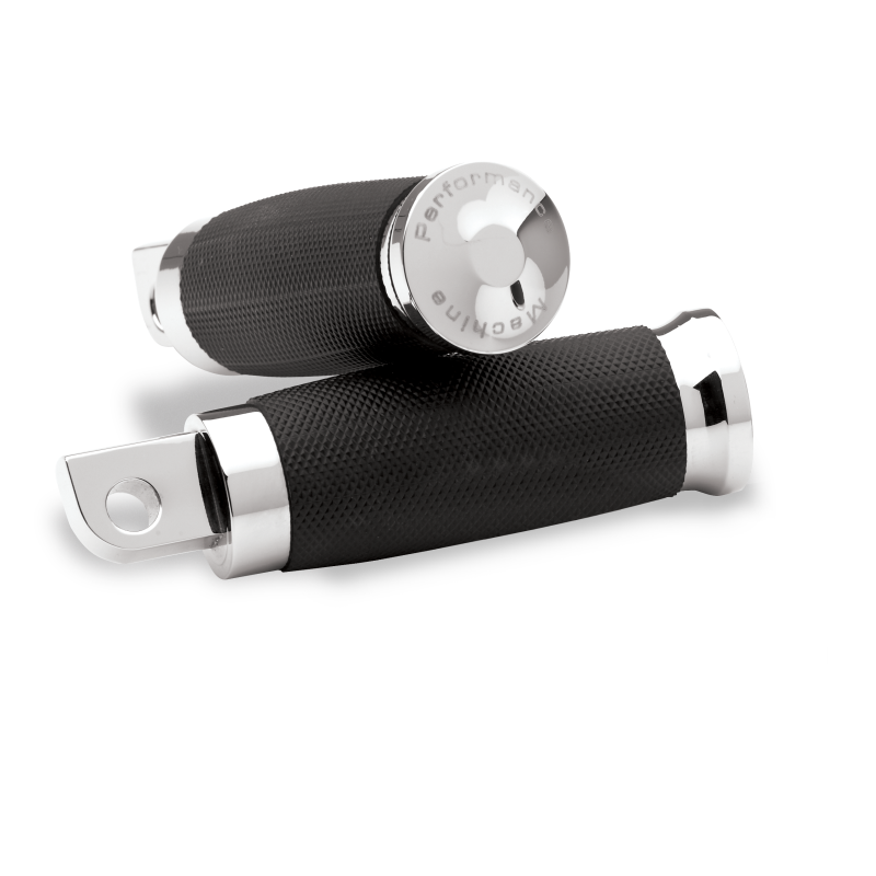 Performance Machine 0035-1235M-CH - PFM0035-1235M-CH - Performance Machine Footpegs Contour Rider - Chrome - Shipped in Europe - Tuningsupply.com