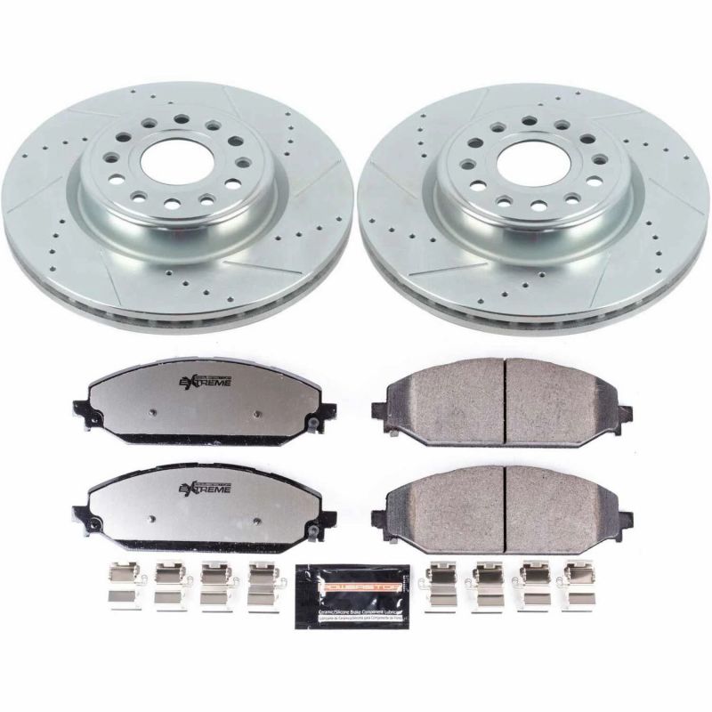 PowerStop K8183-36 - PSBK8183-36 - Power Stop 2019 Ram 1500 Front Z36 Truck & Tow Brake Kit - Shipped in Europe - Tuningsupply.com