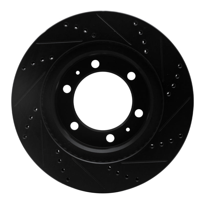 DFC 633-76128L - DFC633-76128L - DFC 03-23 Toyota 4Runner Front Left Drilled & Slotted Black Brake Rotor - Shipped in Europe - Tuningsupply.com