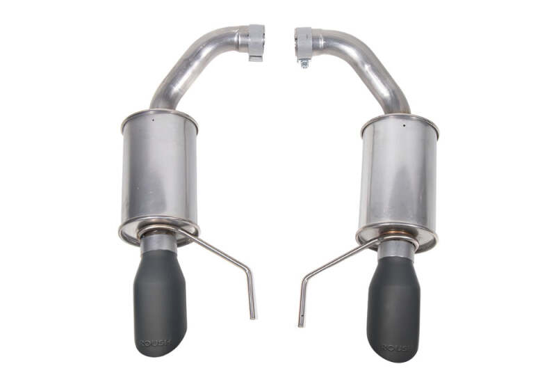 Roush 422333-BLK - RSH422333-BLK - Roush 2024 Ford Mustang GT/EcoBoost Dual Tip Axle Back Exhaust w/ Black Tips - Shipped in Europe - Tuningsupply.com