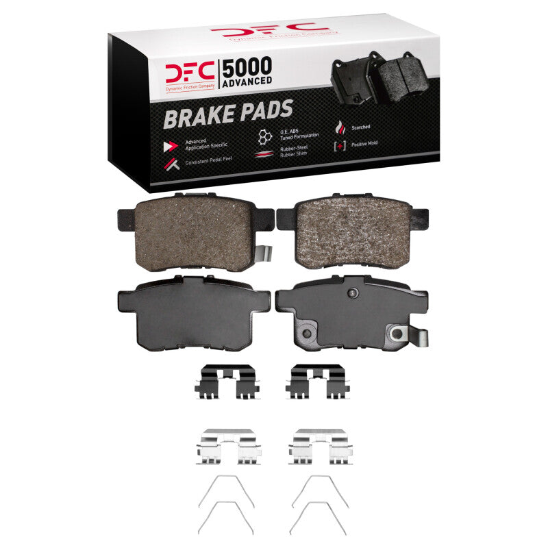 DFC 1551-1451-01 - DFC1551-1451-01 - DFC 08-17 Acura TSX Rear 5000 Advanced Ceramic Brake Pads and Hardware Kit - Shipped in Europe - Tuningsupply.com