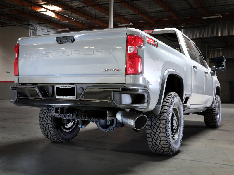 aFe 49-44147-B - AFE49-44147-B - aFe Large Bore-HD 5in 409SS DPF-Back Exhaust System w/Blk Tip 24-25 GM Diesel Trucks V8-6.6L(td) L5P - Shipped in Europe - Tuningsupply.com