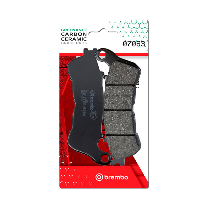 Brembo OE 07063 - BRE07063 - Brembo OE Honda Forza/Suzuki Sixteen/Suzuki Uh/Suzuki Ux Carbon Ceramic Brake Pad - Front - Shipped in Europe - Tuningsupply.com