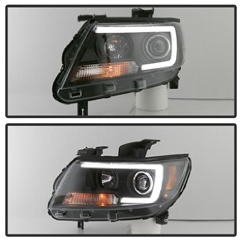 SPYDER 5085283 - SPY5085283 - Spyder 15-17 Chevy Colorado Projector Headlights - Light Bar LED - Black (PRO-YD-CCO15-LBDRL-BK) - Shipped in Europe - Tuningsupply.com