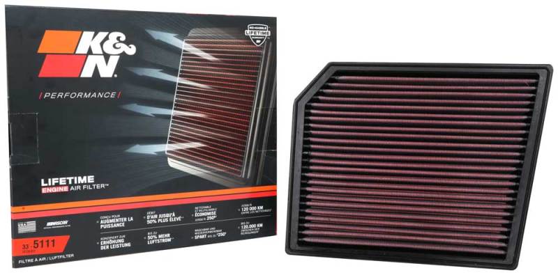 K&N Engineering 33-5111 - KNN33-5111 - K&N 2019 BMW X2 M35 L4-2.0L F/I Replacement Air Filter - Shipped in Europe - Tuningsupply.com