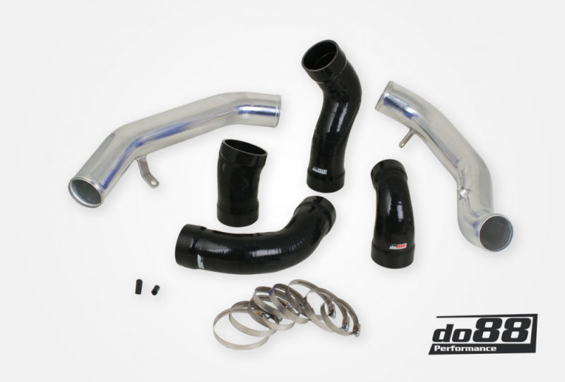 do88 TR-160-S - DOBTR-160-S - do88 Volvo S60 V60 XC60 V70 XC70 S80 3.0L T6 Pressure Pipes w/Black Hoses - Shipped in Europe - Tuningsupply.com