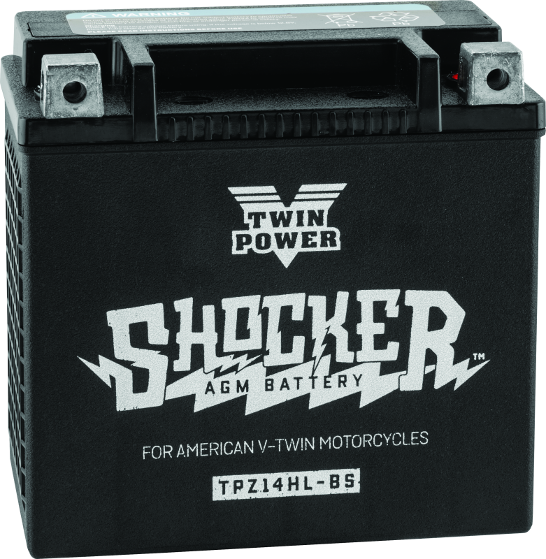 TwinPower 781152 - TWP781152 - Twin Power YTX-14L Shocker Battery Replaces H-D 65958-04 220 CCA - Shipped in Europe - Tuningsupply.com