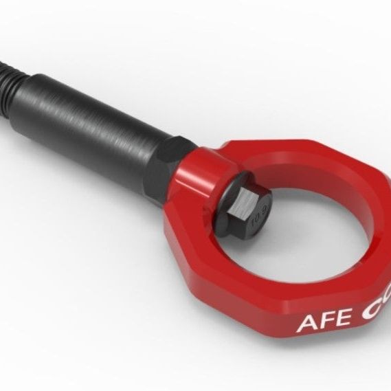 aFe 450-502001-R - AFE450-502001-R - aFe Control Front Tow Hook Red BMW F-Chassis 2/3/4/M - Shipped in Europe - Tuningsupply.com