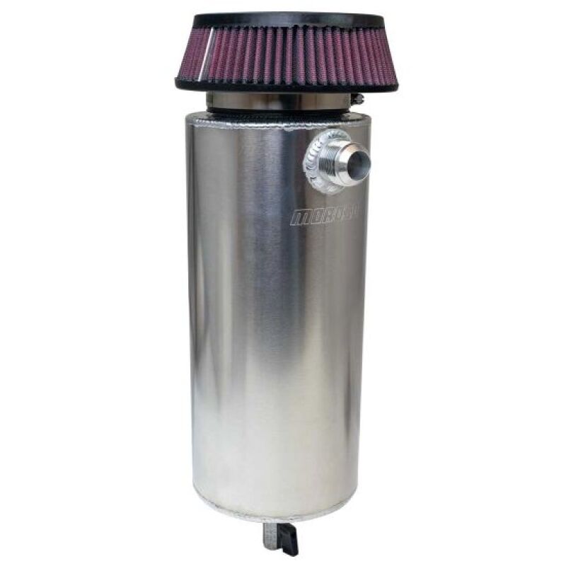 Moroso 85754 - MOR85754 - Moroso 6in Diameter Single -16AN Inlet Aluminum Breather Tank Catch Can - Shipped in Europe - Tuningsupply.com