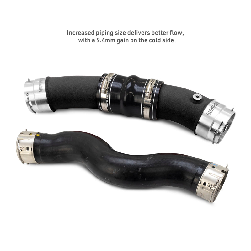 Mishimoto MMICP-TAC-24BK - MISMMICP-TAC-24BK - Mishimoto 2024+ Toyota Tacoma Intercooler Pipe Kit - Black - Shipped in Europe - Tuningsupply.com