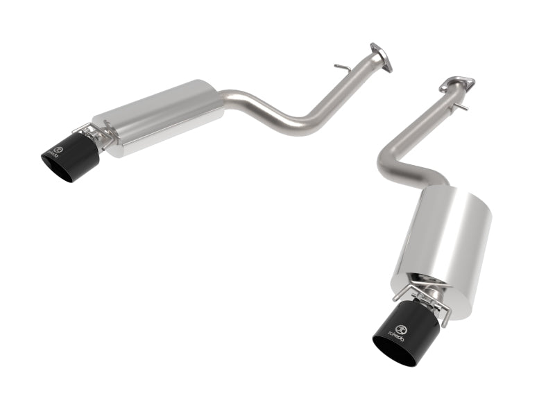 aFe 49-36060-B - AFE49-36060-B - aFe Takeda 14-22 Lexus IS350 V6 2.5in. 304 Stainless Steel Axle-Back Exhaust System w/ Black Tip - Shipped in Europe - Tuningsupply.com