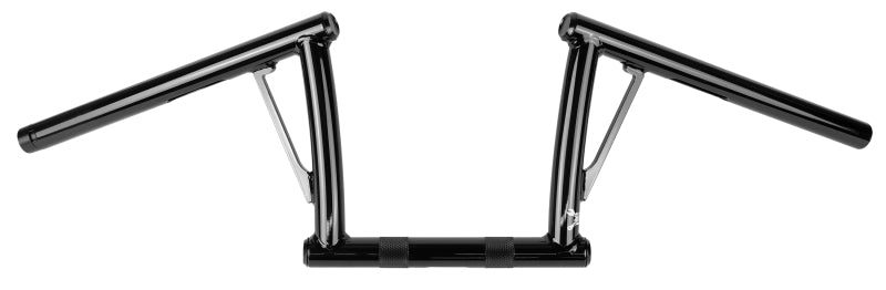 Burly Brand B12-7010B - BURB12-7010B - Burly Brand Viejocito Bar 8in - Gloss Black - Shipped in Europe - Tuningsupply.com