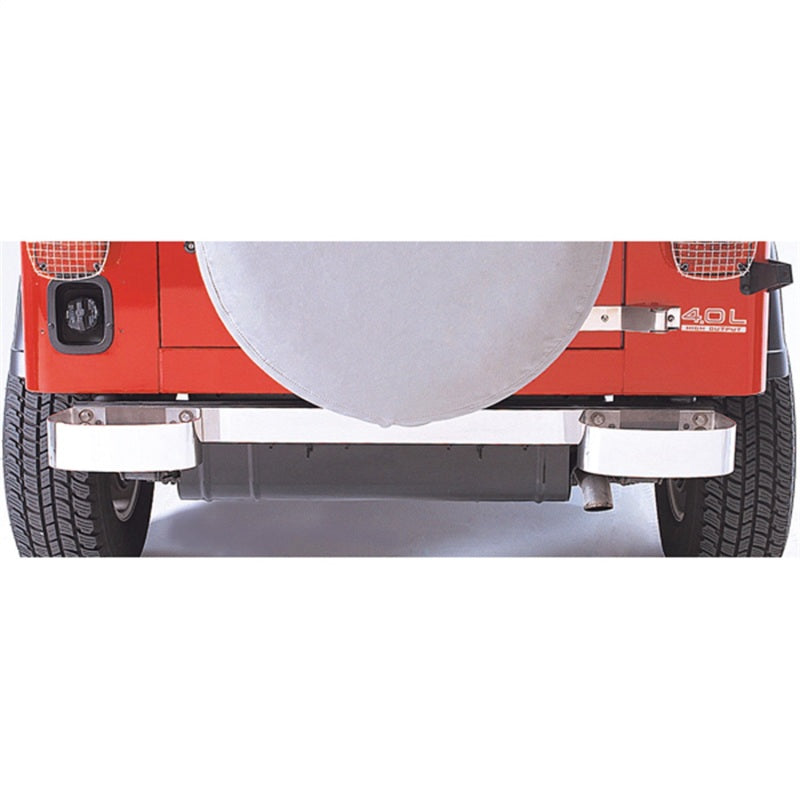 Rugged Ridge 11108.01 - RUG11108.01 - Rugged Ridge 76-95 Jeep CJ / Jeep Wrangler Stainless Steel Rear Bumperettes - Shipped in Europe - Tuningsupply.com