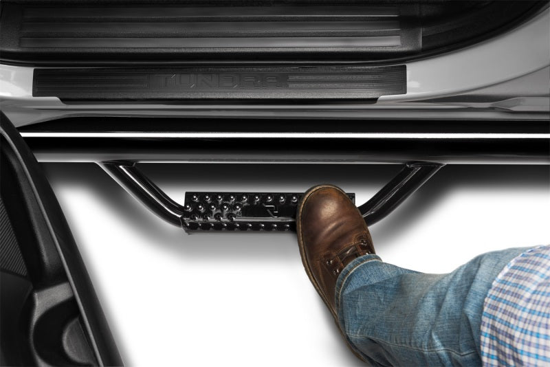 N-Fab - NFBT1678CC - N-Fab Nerf Step 16-17 Toyota Tacoma Double Cab - Gloss Black - Cab Length - 2in - Shipped in Europe - Tuningsupply.com