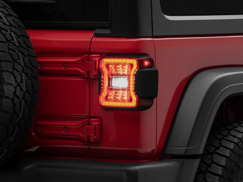 Raxiom J181426 - RAXJ181426 - Raxiom 18-26 Jeep Wrangler JL LED Tail Lights- Clear Housing- Clear Lens - Shipped in Europe - Tuningsupply.com