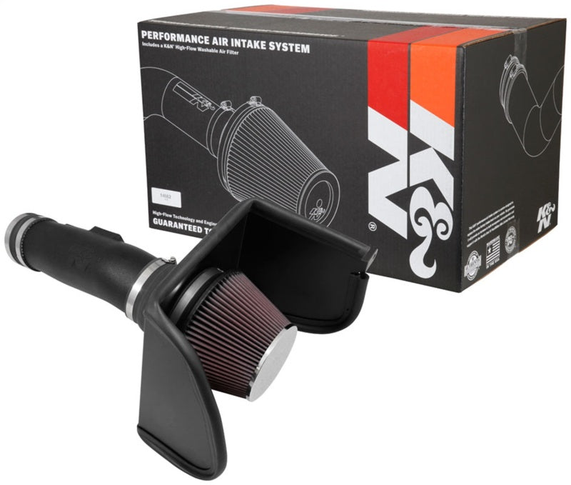 K&N Engineering 63-6019 - KNN63-6019 - K&N 2017 Nissan Titan V8-5.6L F/I AirCharger Performance Intake - Shipped in Europe - Tuningsupply.com