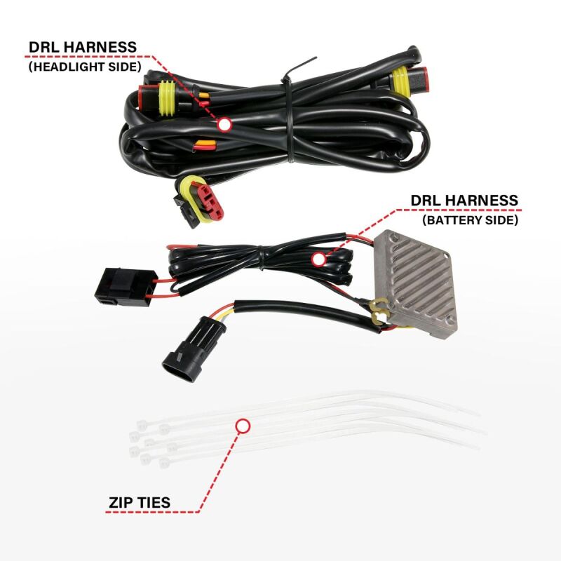 ANZO - ANZ111600 - ANZO 19-21 GMC Sierra 1500 LED Projector Headlight w/Switchback+Sequential - Black - Shipped in Europe - Tuningsupply.com