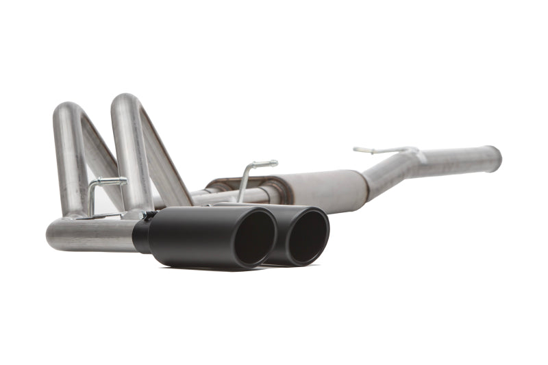 Gibson 612001B - GIB612001B - Gibson 2008 Hummer H2 Base 6.2L 2.25in Cat-Back Dual Sport Exhaust - Black Elite - Shipped in Europe - Tuningsupply.com