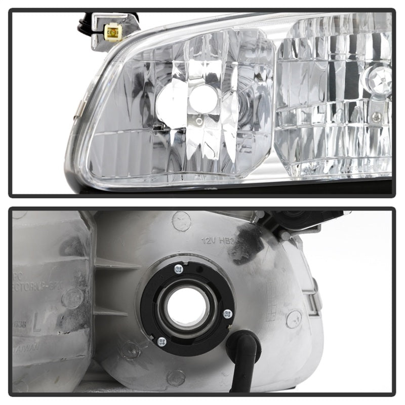 SPYDER 9042812 - SPY9042812 - xTune 00-01 Toyota Camry 4pc OEM Style Headlights w/Corner Lights - Chrome (HD-JH-TCAM00-SET-C) - Shipped in Europe - Tuningsupply.com