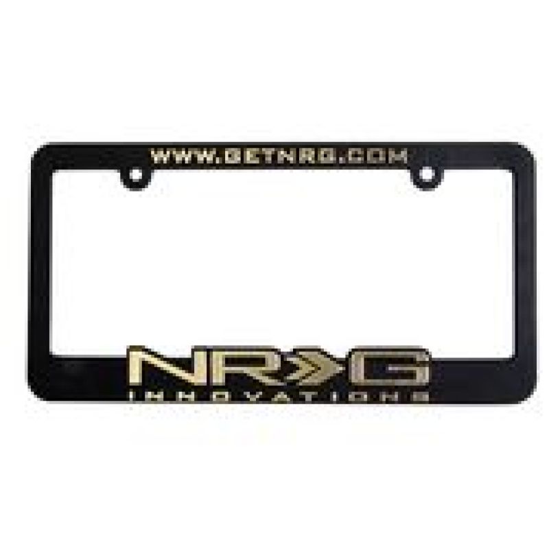 NRG LPF-101 - NRGLPF-101 - NRG License Plate Frame - Gold - Shipped in Europe - Tuningsupply.com