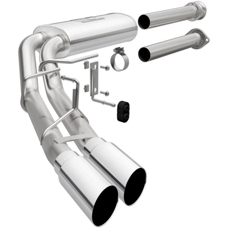 Magnaflow 19563 - MAG19563 - Magnaflow 15-21 Ford F-150 Street Series Cat-Back Performance Exhaust System- Polished Side Exit - Shipped in Europe - Tuningsupply.com