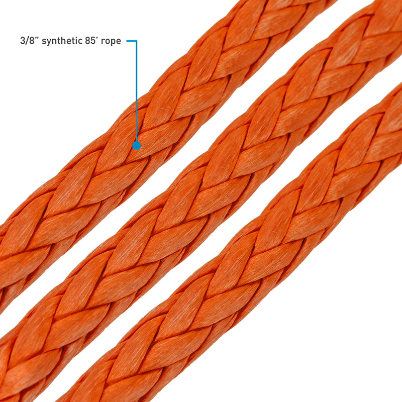 Borne Off-Road BNWN-10-SOR - BRNBNWN-10-SOR - Borne Off-Road 10K Winch - Orange Synthetic Rope - Shipped in Europe - Tuningsupply.com