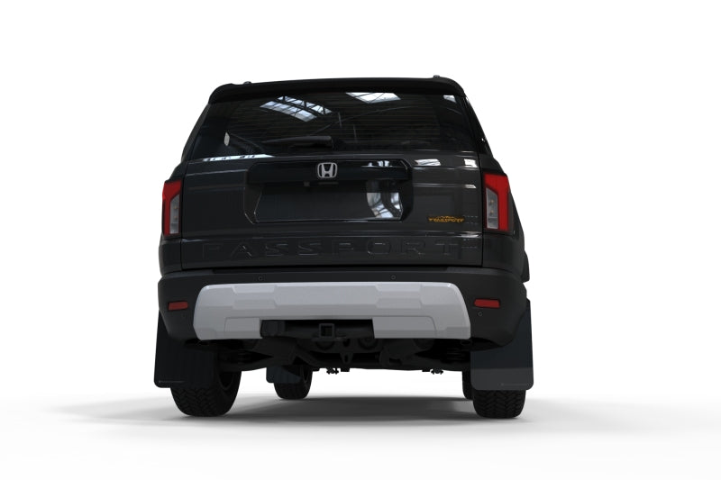 Rally Armor - RALMF139-UR-BLK-OR - Rally Armor 2026 Honda Passport Black UR Mudflap - Orange Logo - Shipped in Europe - Tuningsupply.com