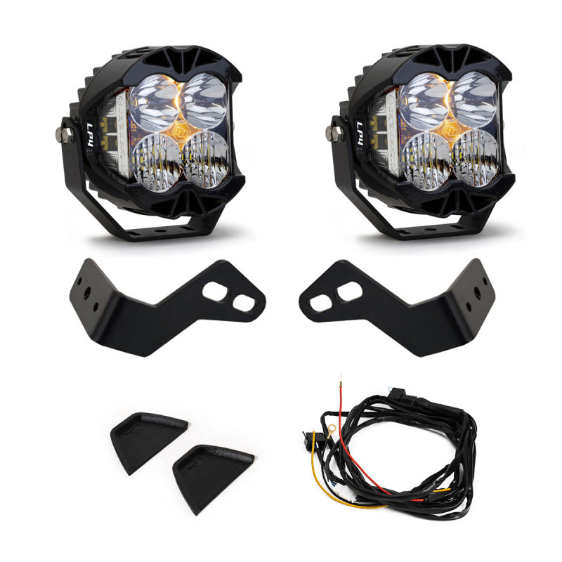 Baja Designs 448190 - BAJ448190 - Baja Designs Can-Am Maverick R LP4 A-Pillar Kit - Shipped in Europe - Tuningsupply.com