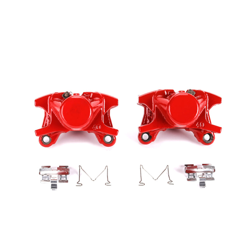 PowerStop S2838 - PSBS2838 - Power Stop 01-05 Lexus IS300 Rear Red Calipers w/o Brackets - Pair - Shipped in Europe - Tuningsupply.com