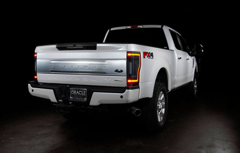 ORACLE Lighting 5896-504-T - ORL5896-504-T - Oracle Lighting 17-22 Ford F-250/350 (Black Series) Flush Mount LED Tail Lights - Shipped in Europe - Tuningsupply.com