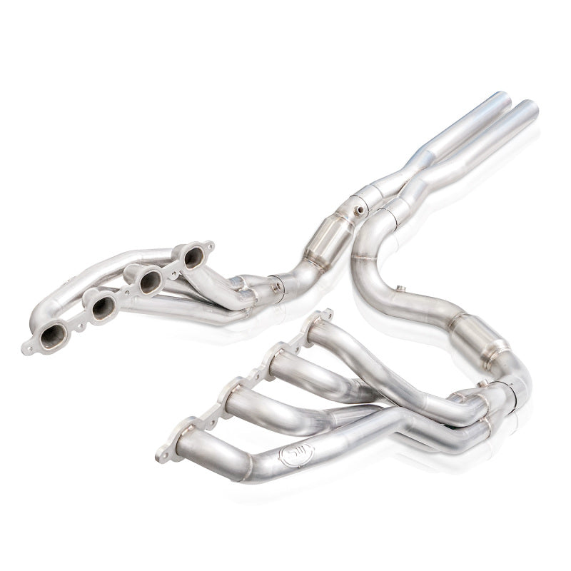 Stainless Works - SSWCT19HCAT - Stainless Works 2019+ Chevrolet Silverado 5.3/6.2 Catted Headers 1-7/8in Primaries 3in Leads X-Pipe - Shipped in Europe - Tuningsupply.com