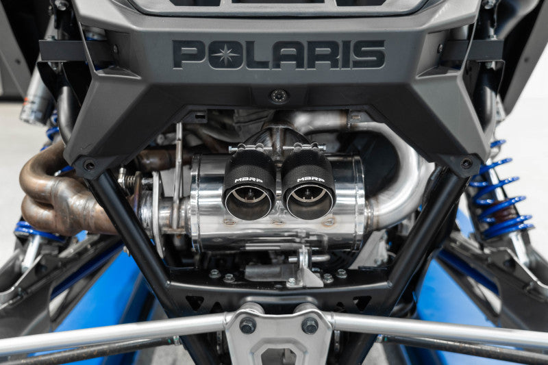 MBRP PAT-9533PT - MBRPAT-9533PT - MBRP 22-23 Polaris RZR Pro R Single Slip-on Dual Outlet Performance Series - Shipped in Europe - Tuningsupply.com